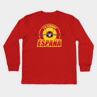 F/A-18 Hornet Espana Kids Long Sleeve T-Shirt